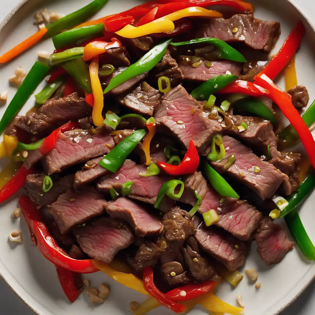 Chinese-Style Beef Strips