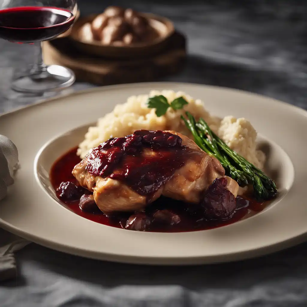 Chicken in Red Wine