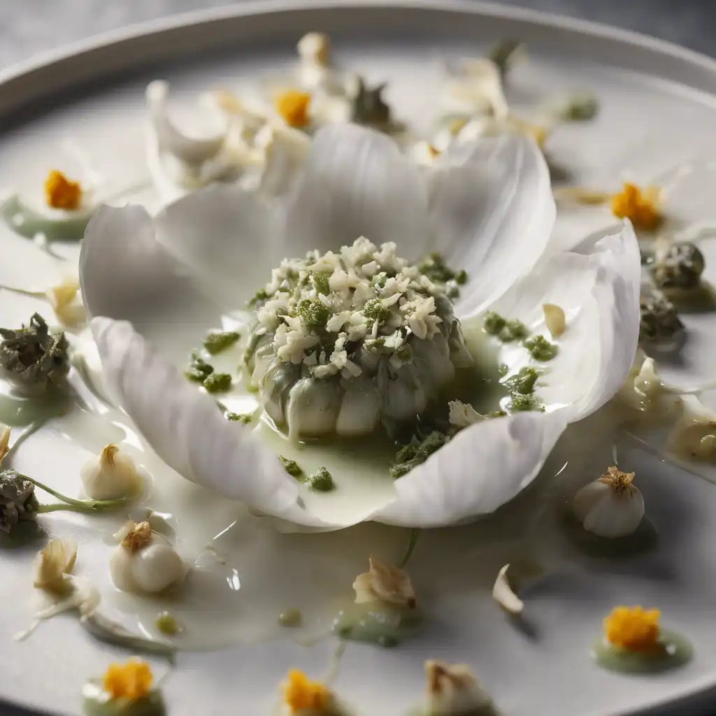 Garlic Flower with Sage Sauce