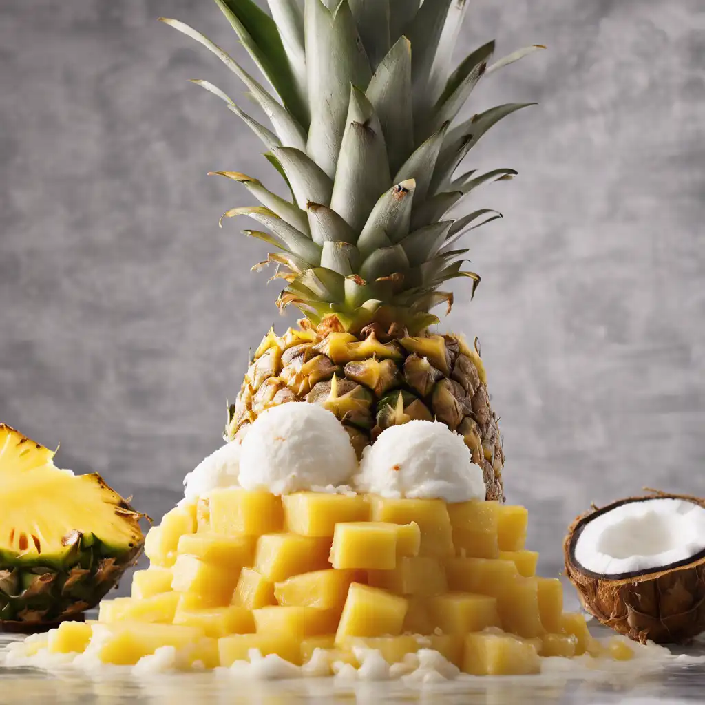 Pineapple with Coconut