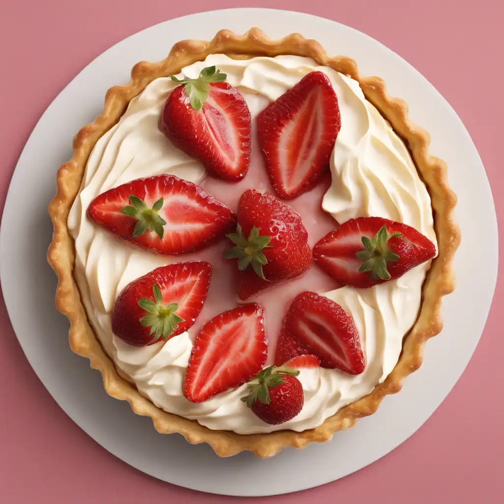 Strawberry and Cream Cheese Tart