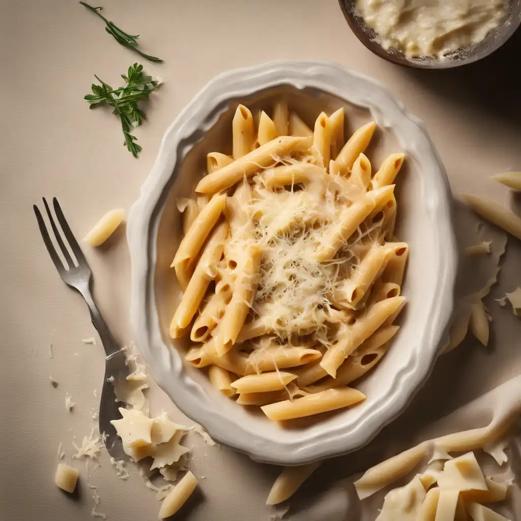 Penne with Cheese Sauce