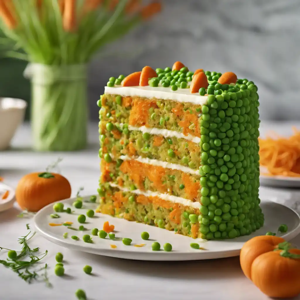 Carrot and Pea Cake