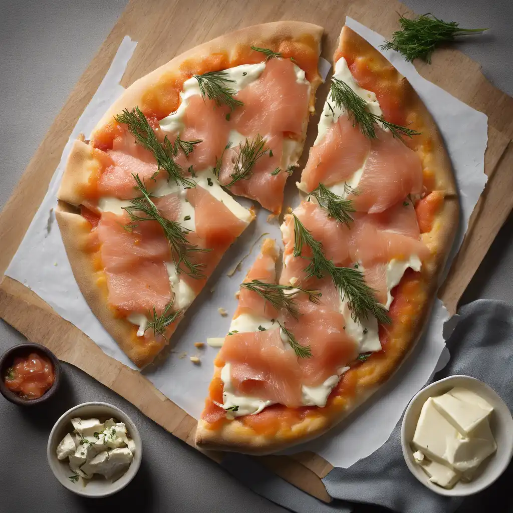 Smoked Salmon and Brie Pizza