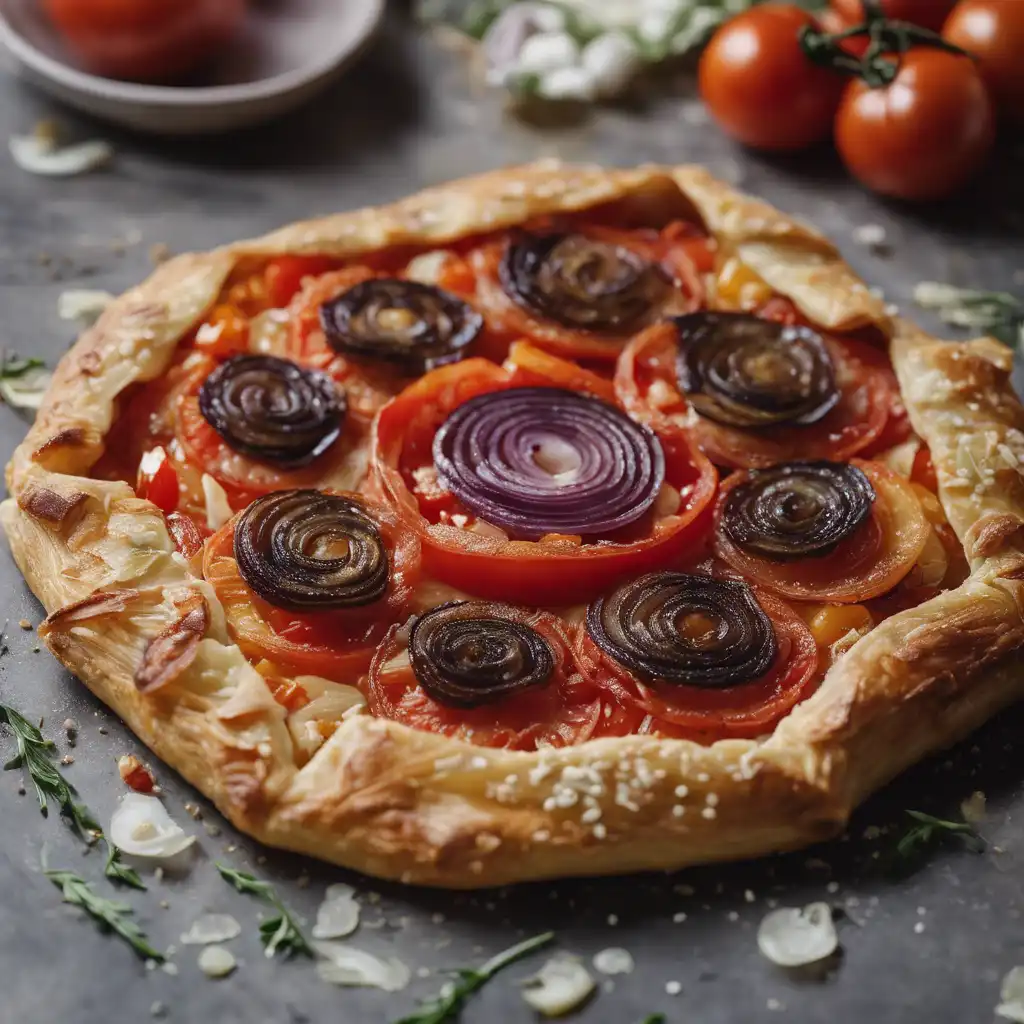 Onion and Tomato Galette