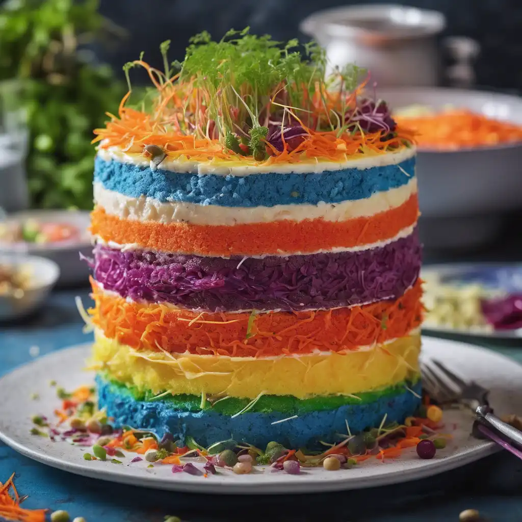 Rainbow Layer Cake