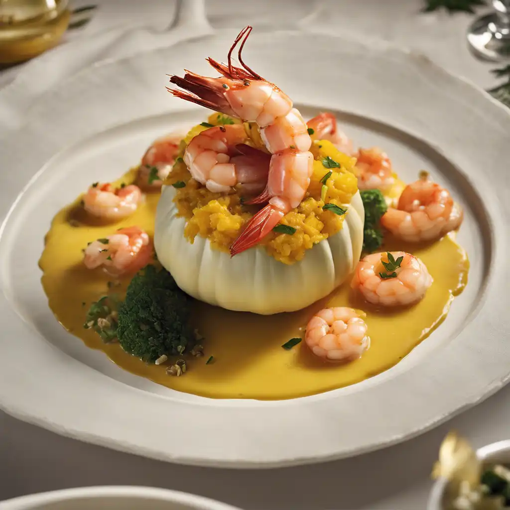 Stuffed Abobora with Shrimp