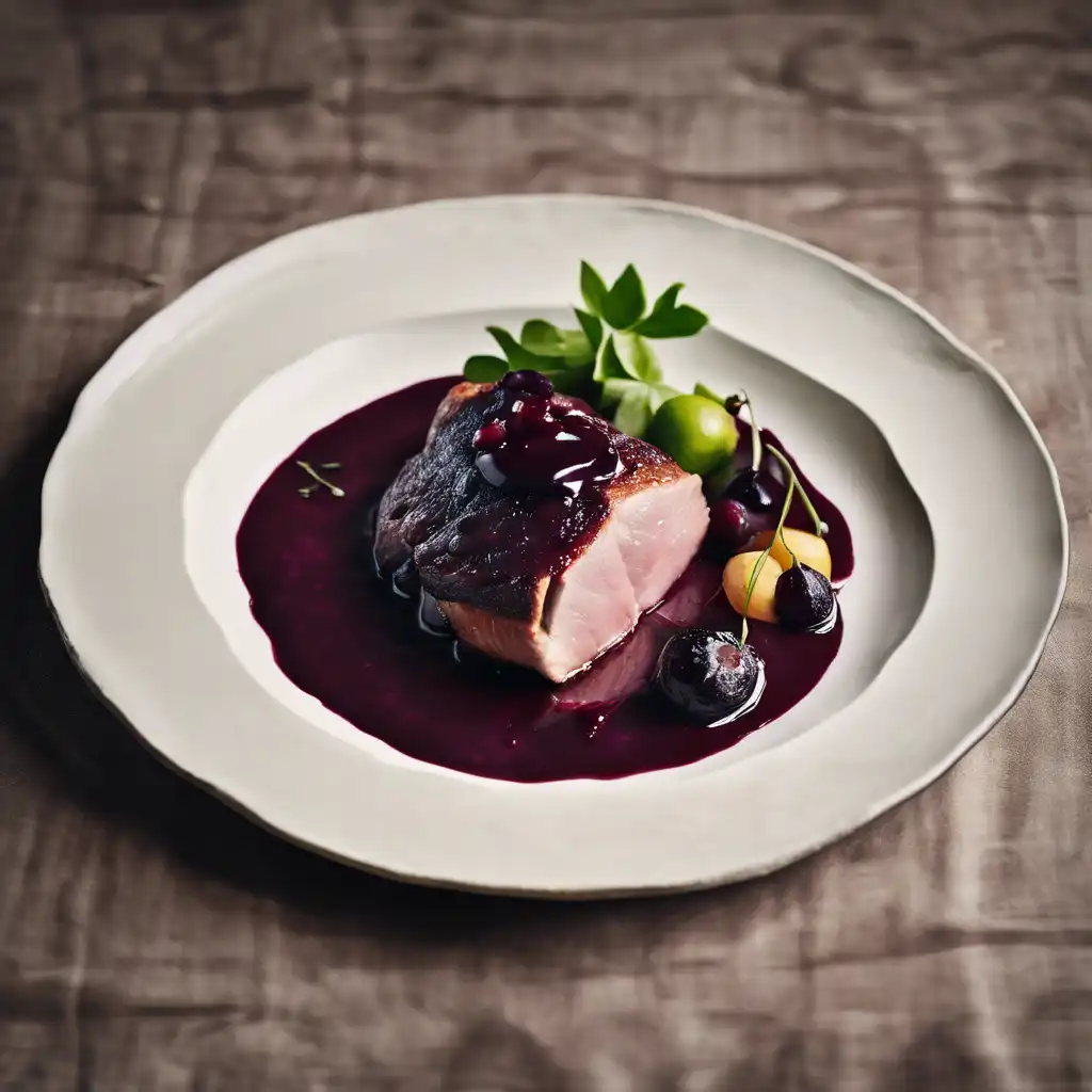 Duck with Damson Sauce