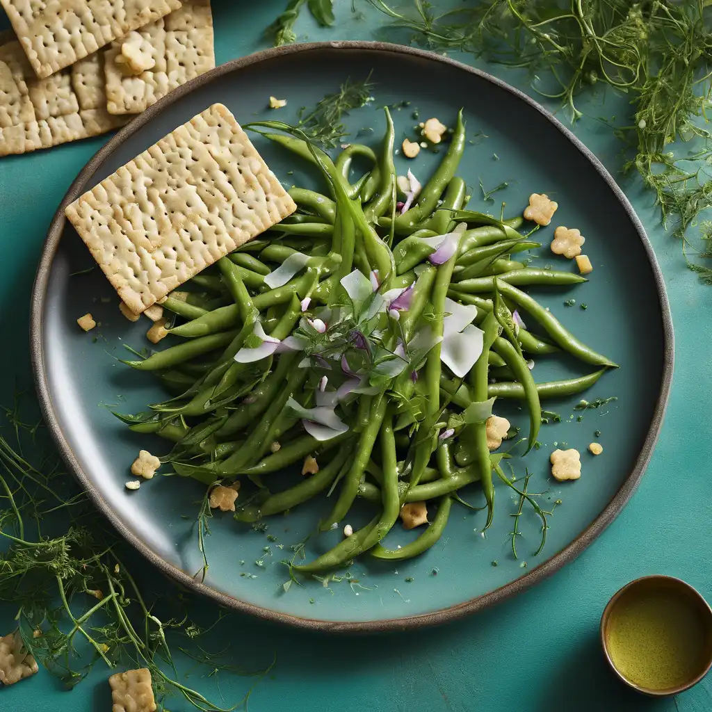 Green Bean with Aqua e Sal Crackers Recipe