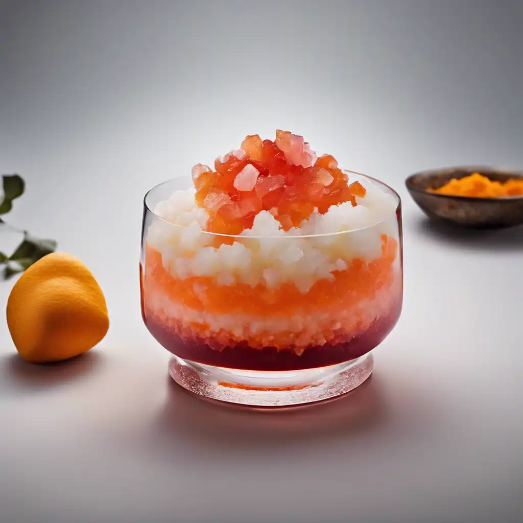 Gojaba Granita with Cointreau