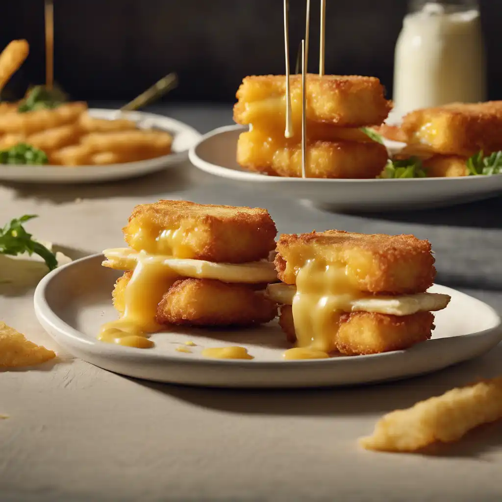 Foto de Sanduíche de queijo frito