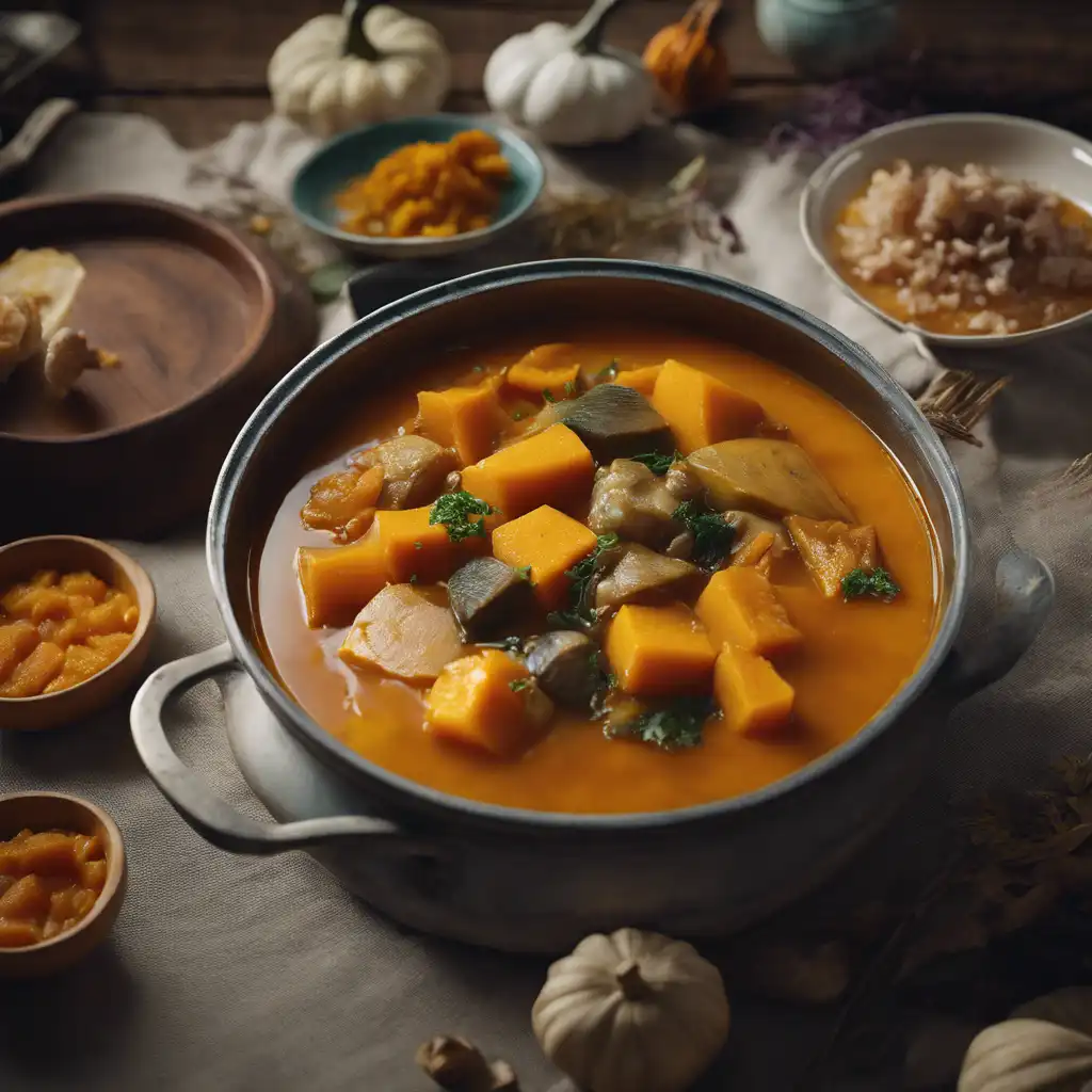 Cambuku Stew with Pumpkin