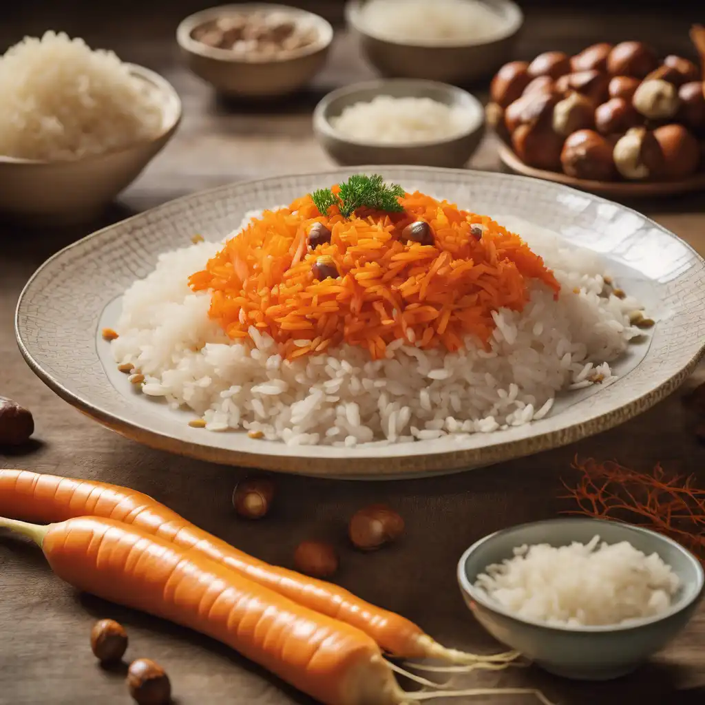 Carrot and Chestnut Rice