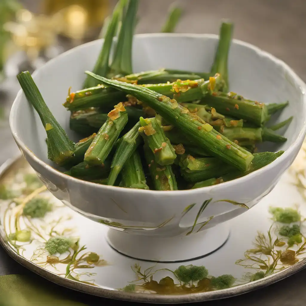 Stewed Okra with Chives