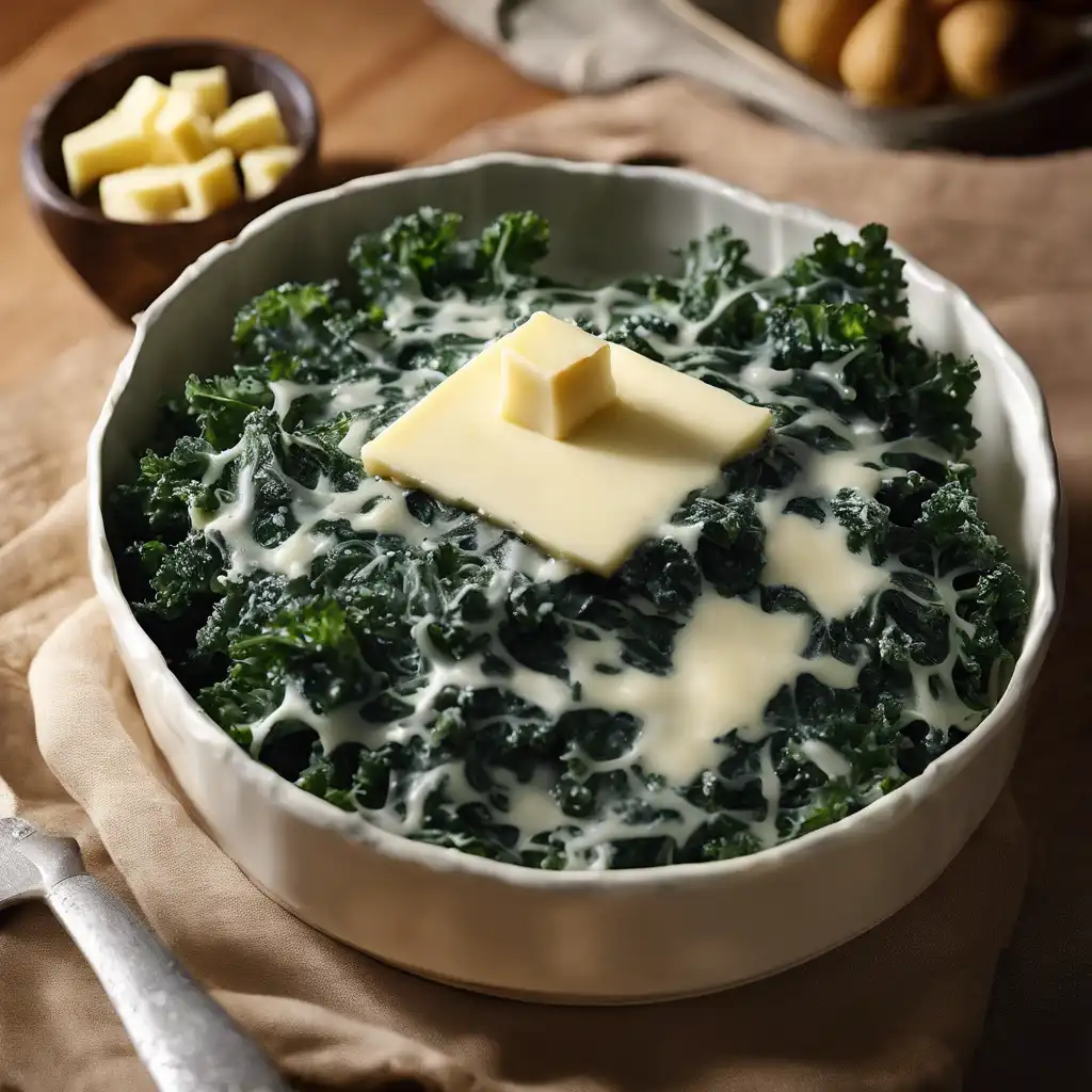 Creamed Kale with Emmental