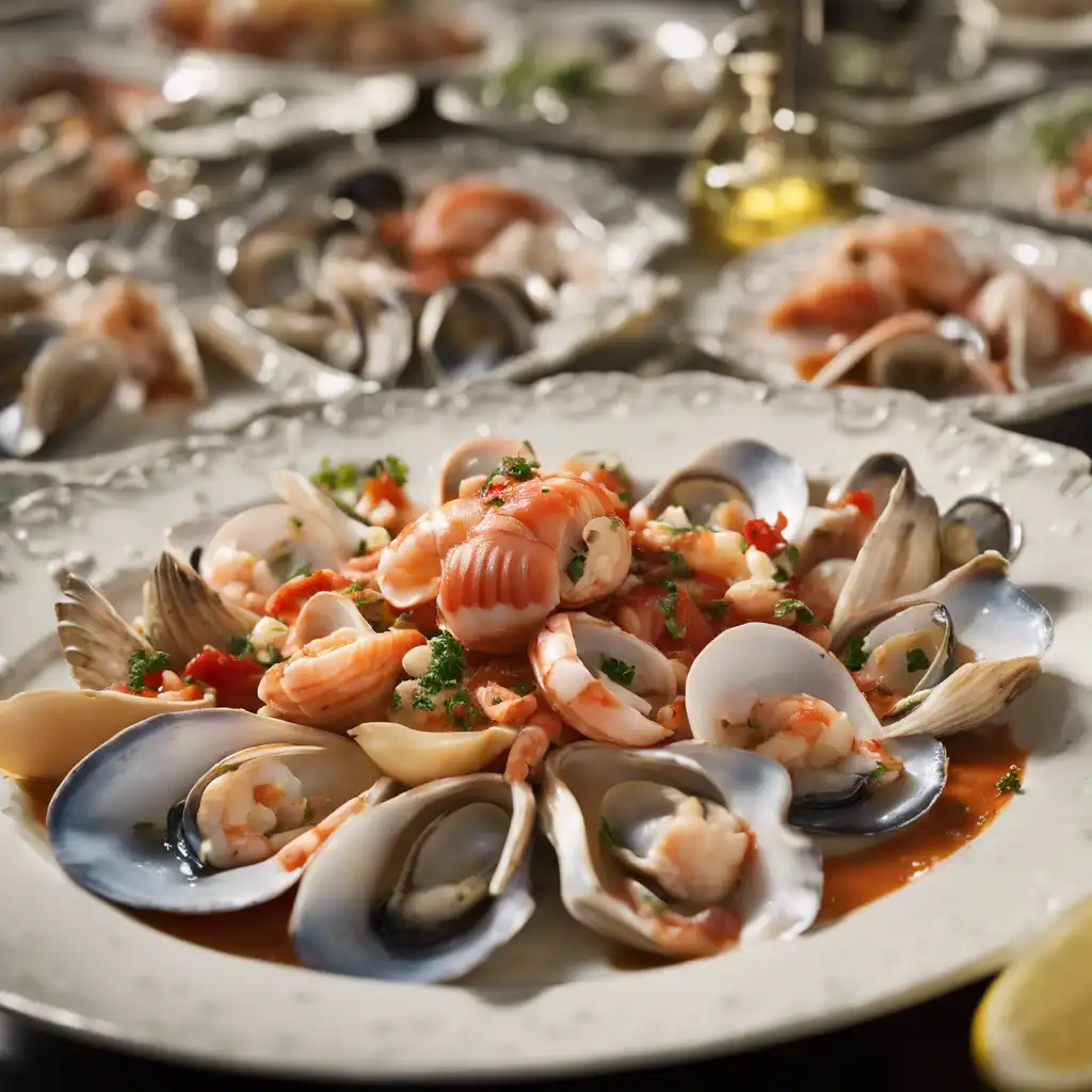 Foto de Seafood Shells with Fresh Seafood