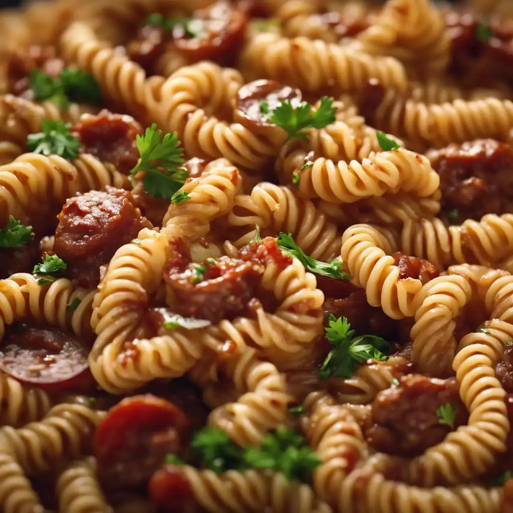 Fusilli with Linguiça