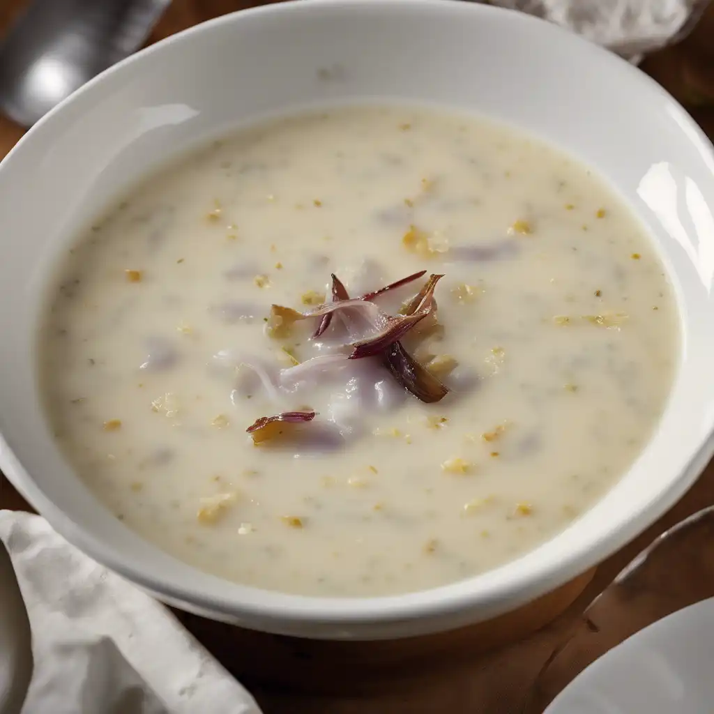 Salt and Gorgonzola Soup