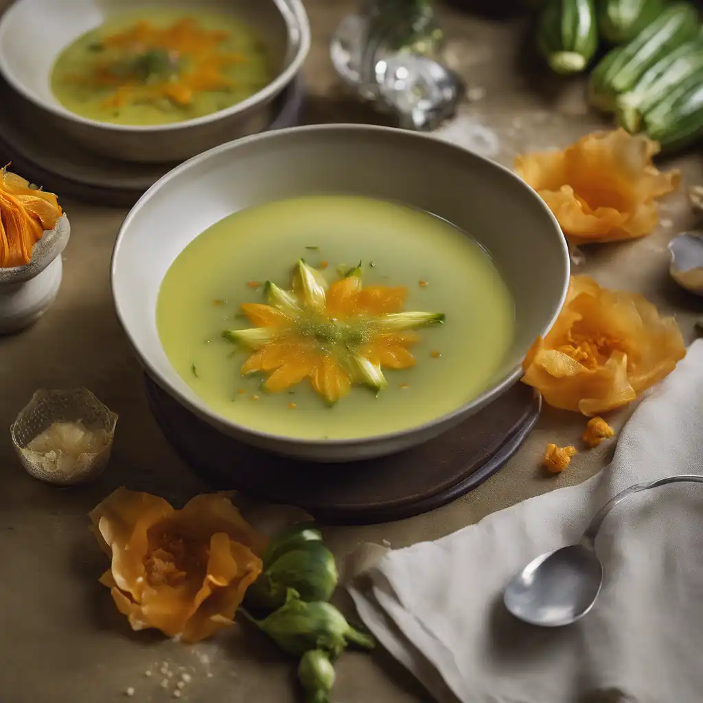 Courgette Flower Soup