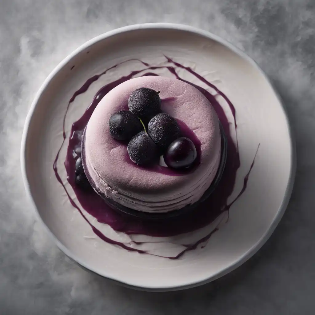 Black Plum Frozen Soufflé