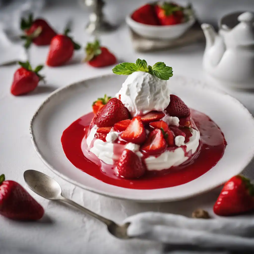 Strawberry Compote with Ricotta Cream