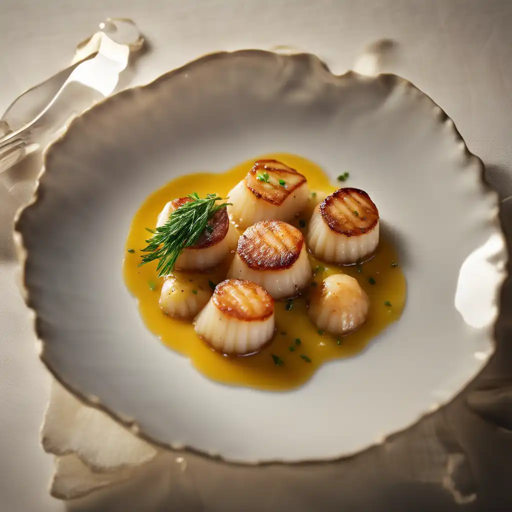 Buttery Scallops with Aromatic Flavor