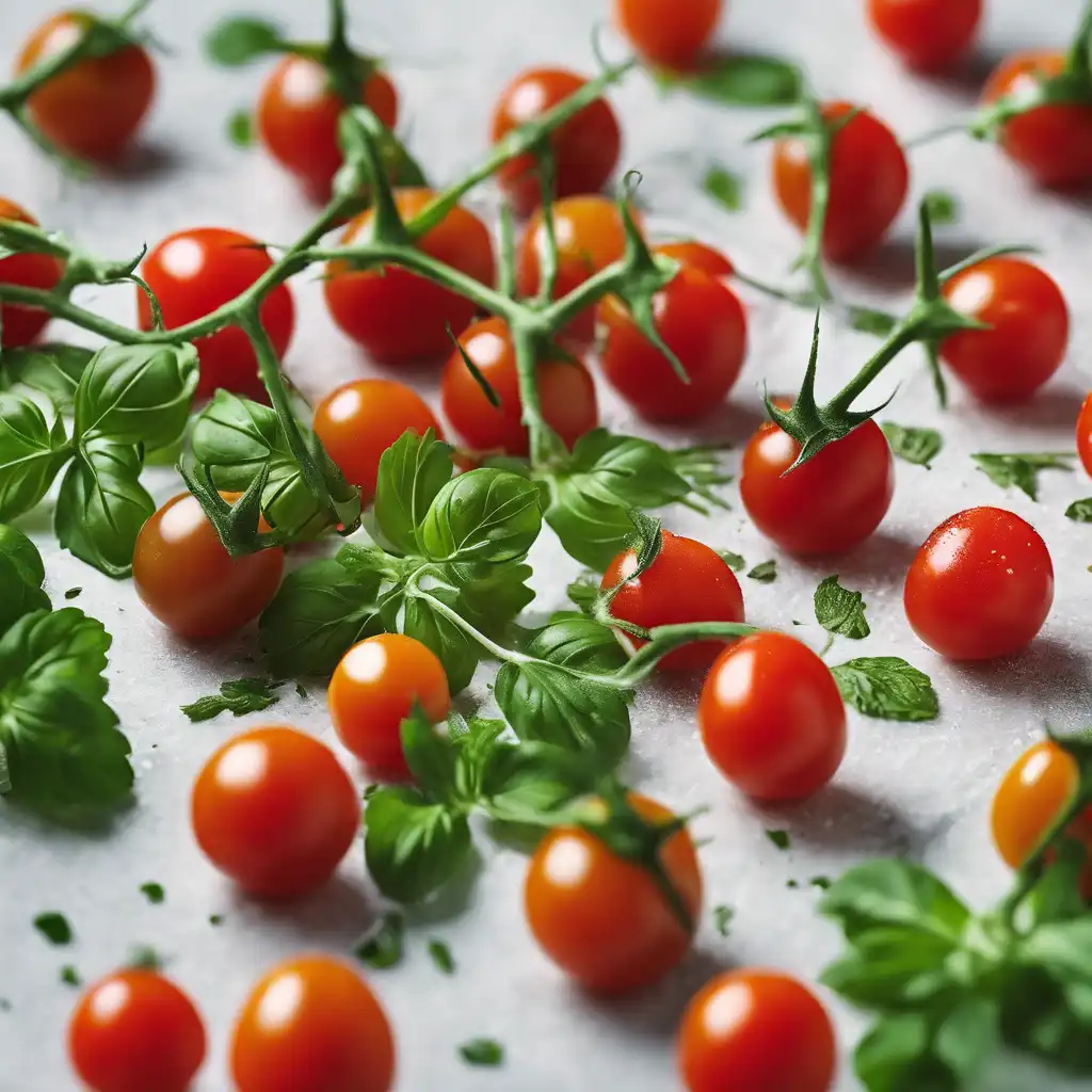 Cherry Tomato Package with Parsley and Basil