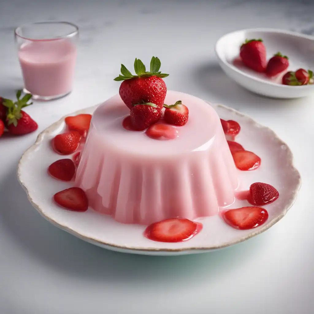 Strawberry Yogurt Gelatin