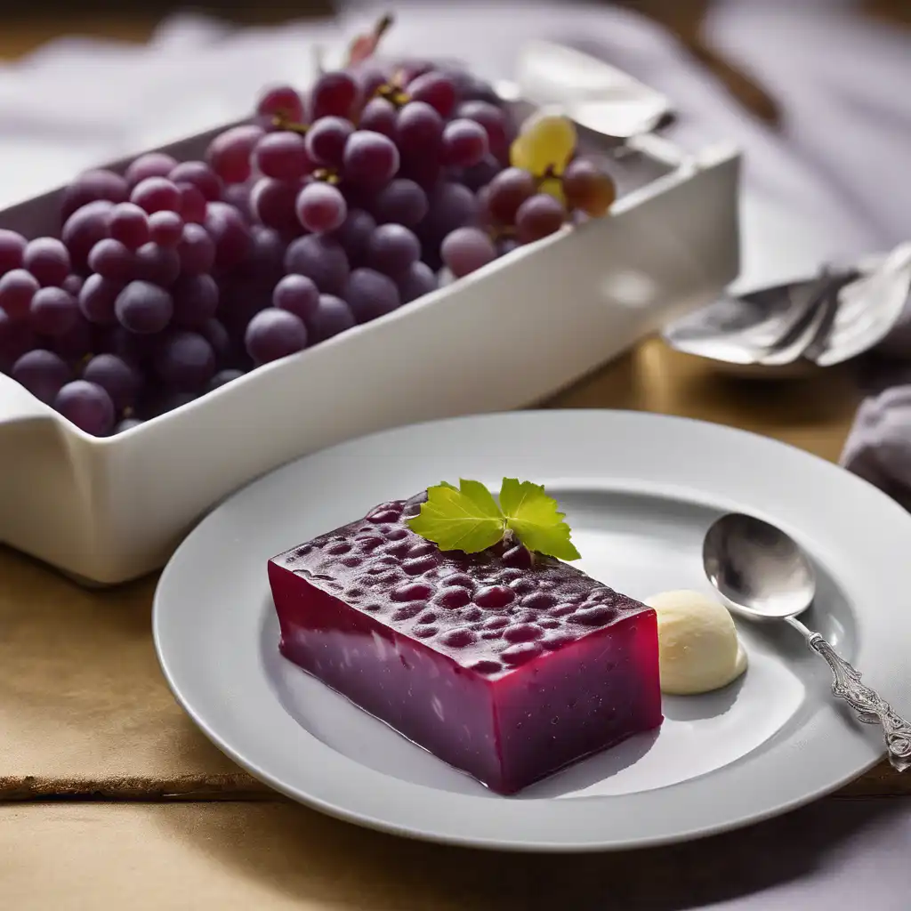 Frozen Grape Terrine