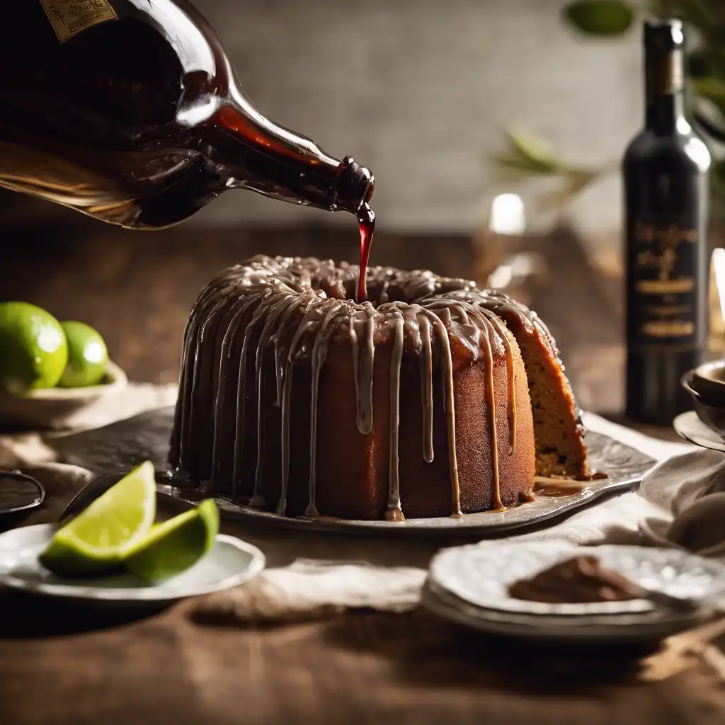 Madeira Wine Cake with Glaze