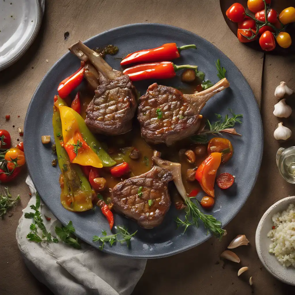 Lamb Chops with Vegetables