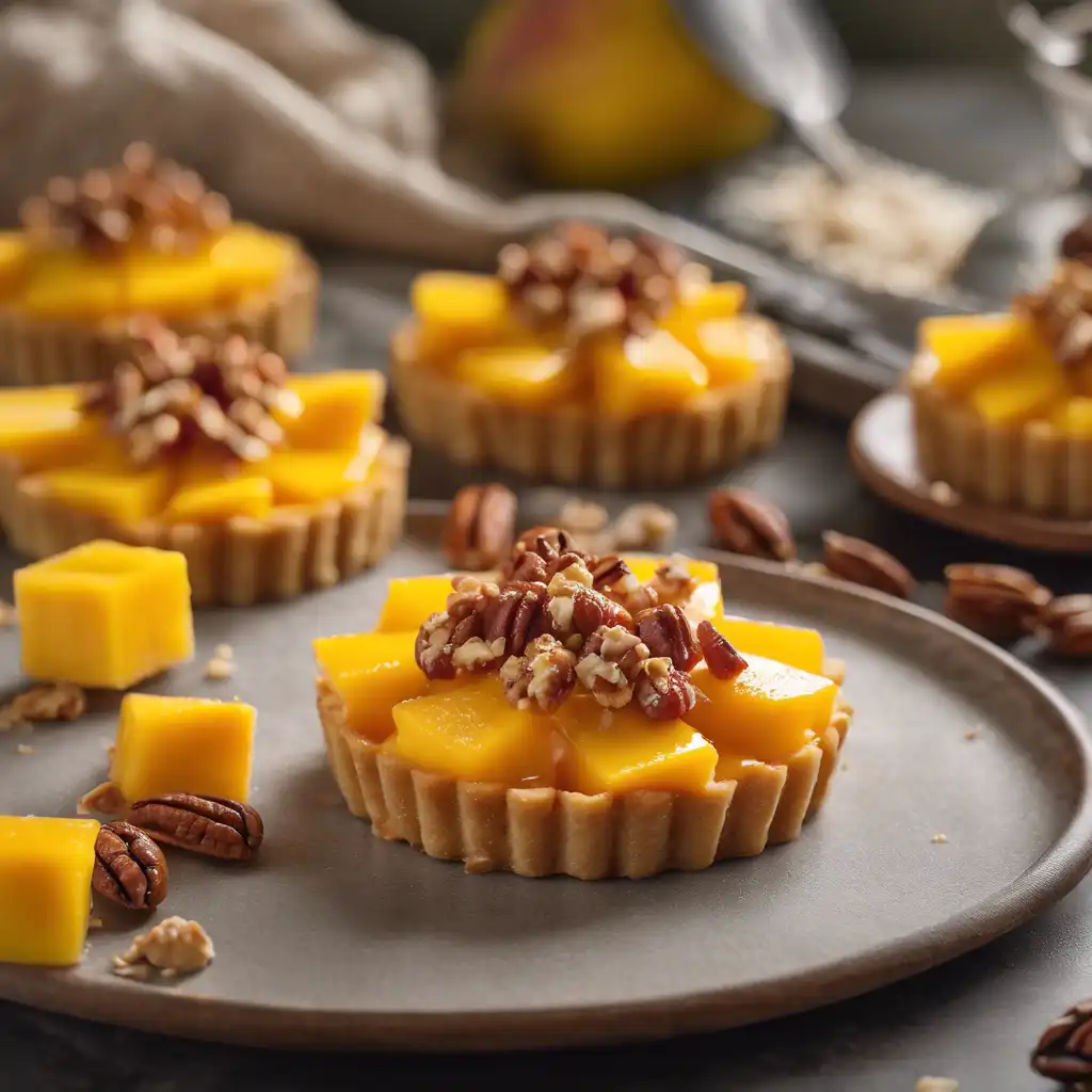 Crunchy Mango Tart