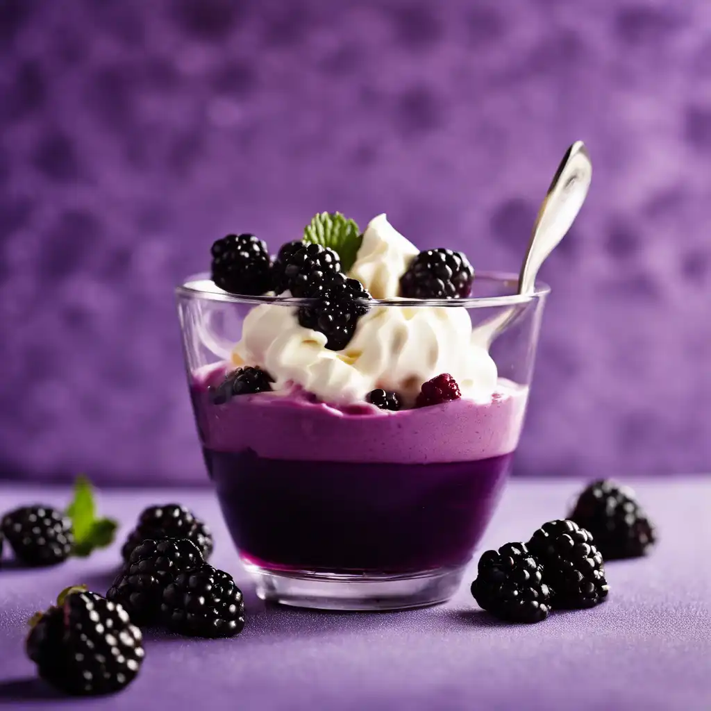 Blackberry Creamy Dessert