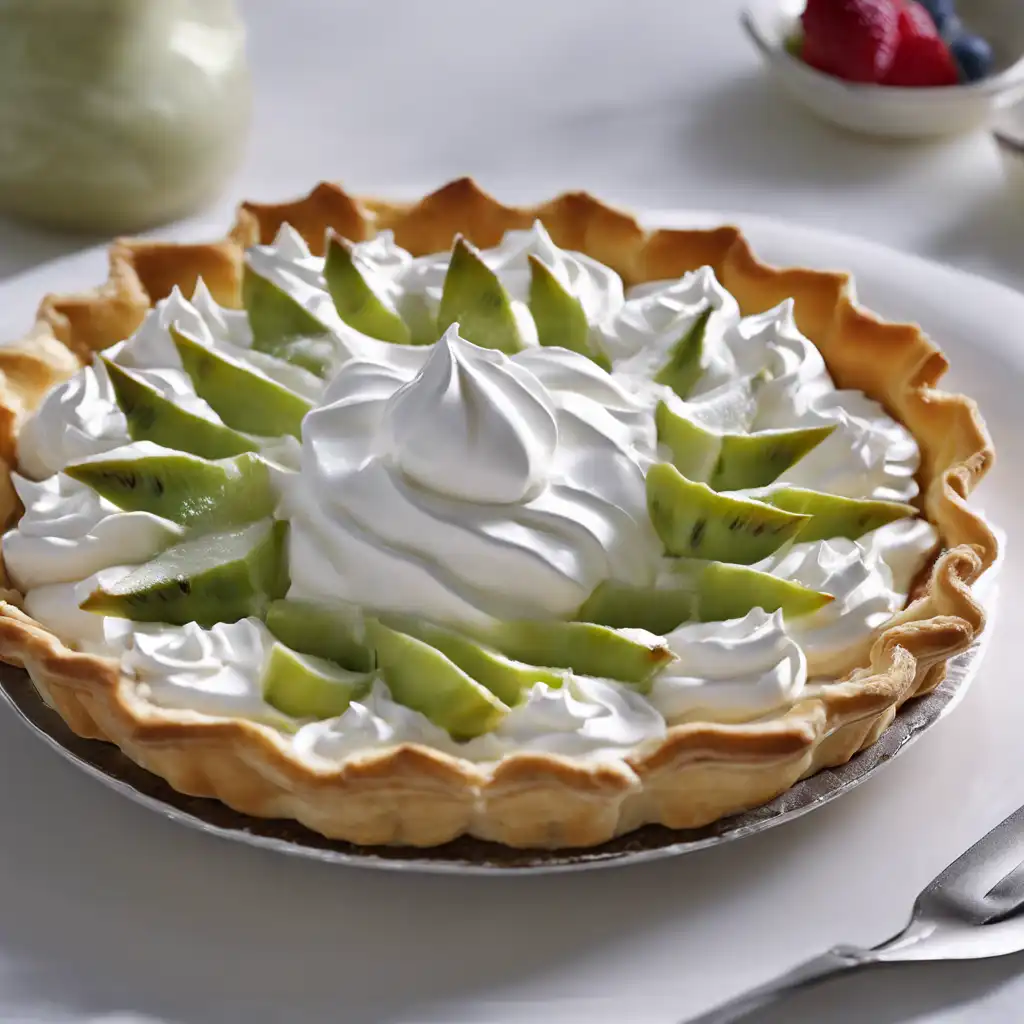 Graviola Tart with Whipped Cream