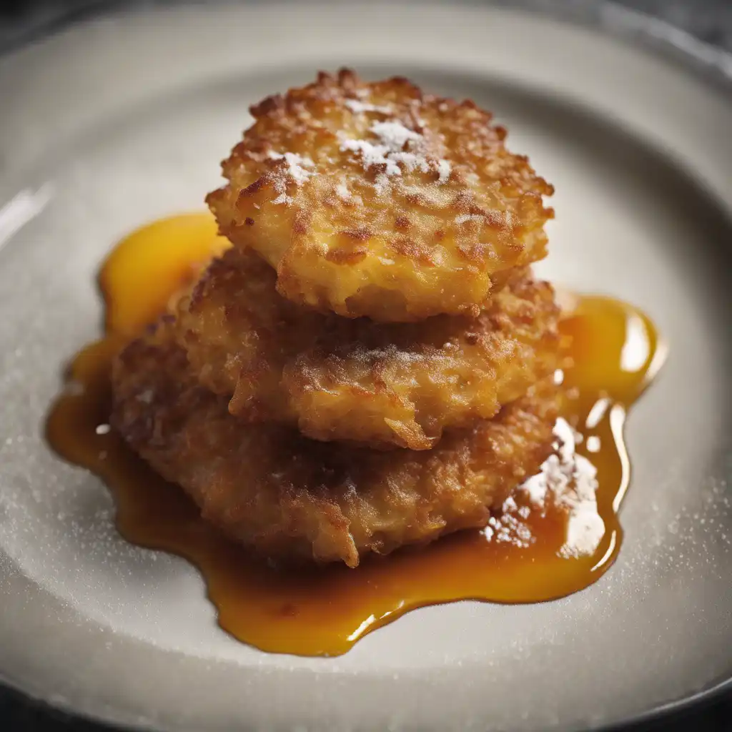 Parsnip Fritters in Brandy