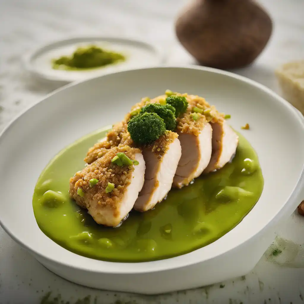 Chicken with Manjericão Sauce