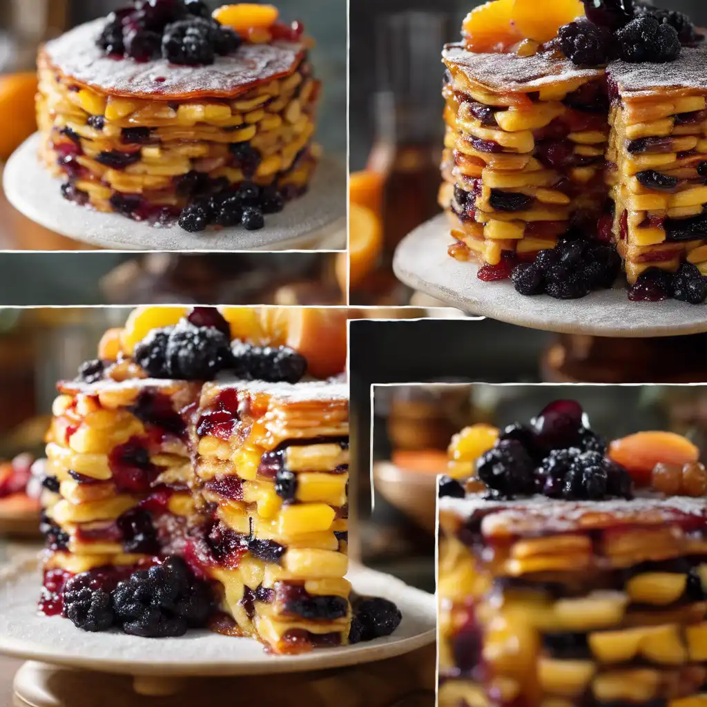 Fruit Pancake Cake