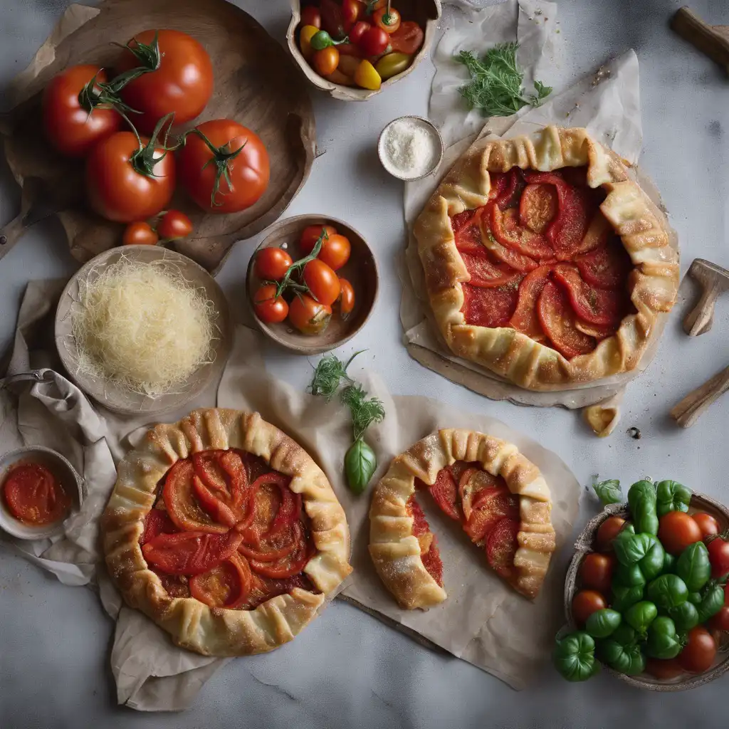 Tomato and Calabresa Galette