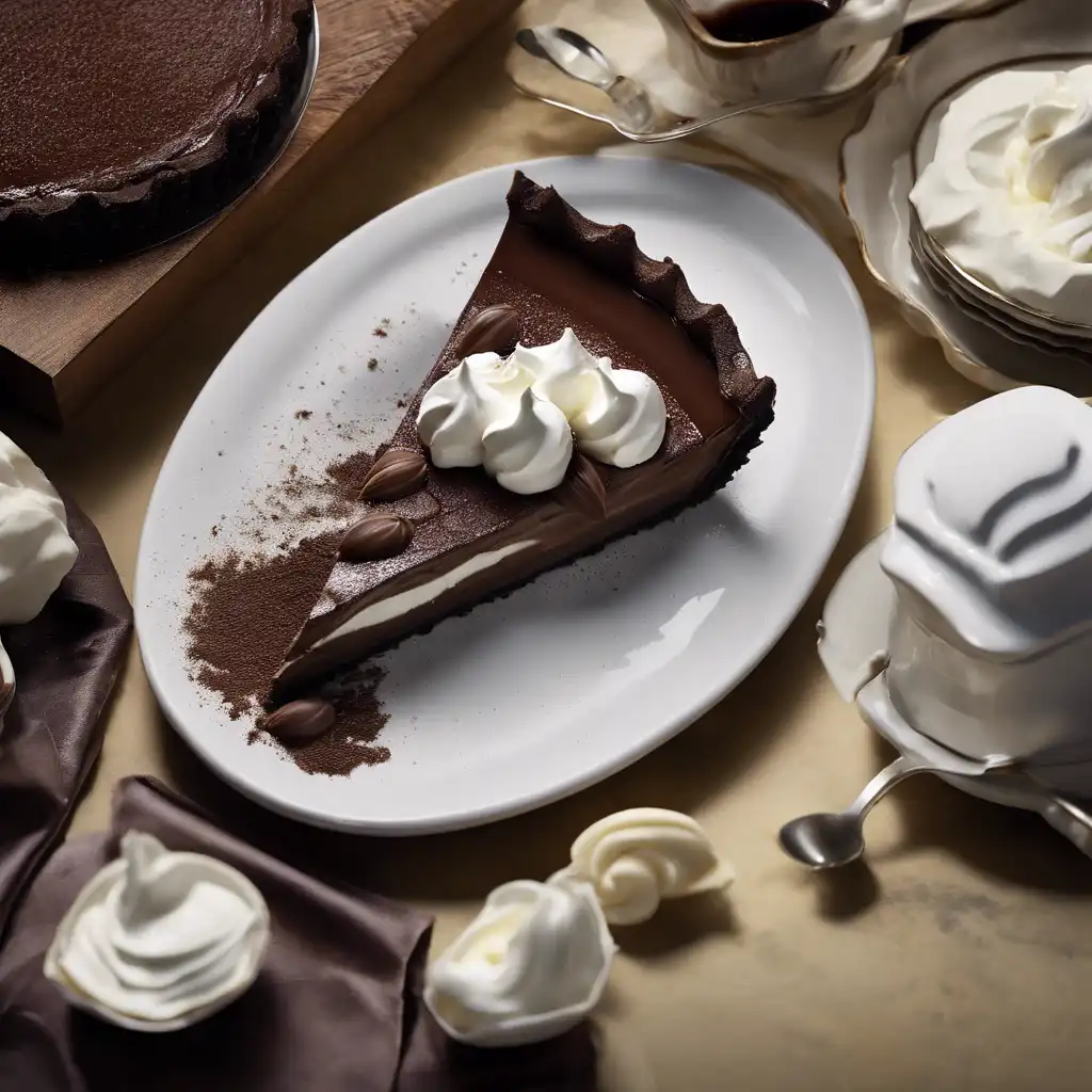 Chocolate Tart with Chantilly Cream