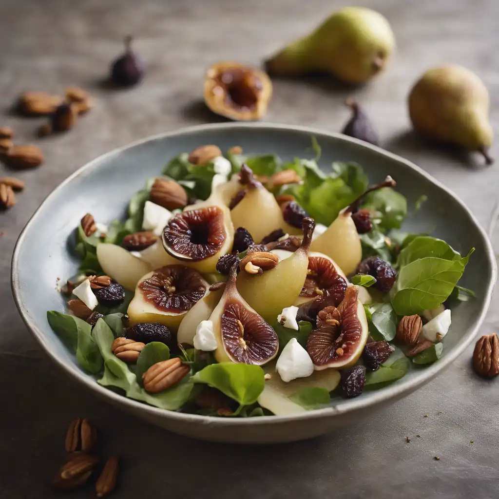 Dried Fig and Pear Salad