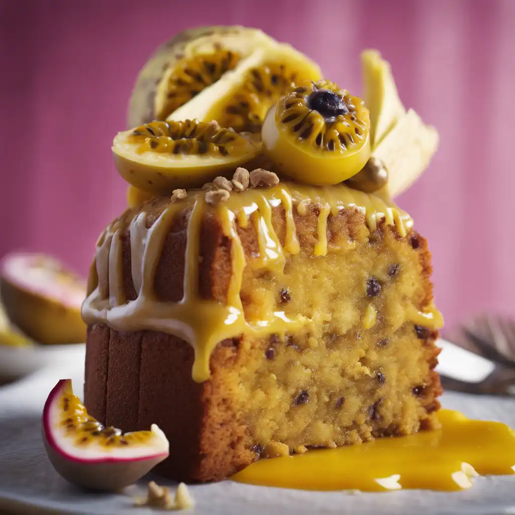 Passion Fruit and Spice Banana Cake