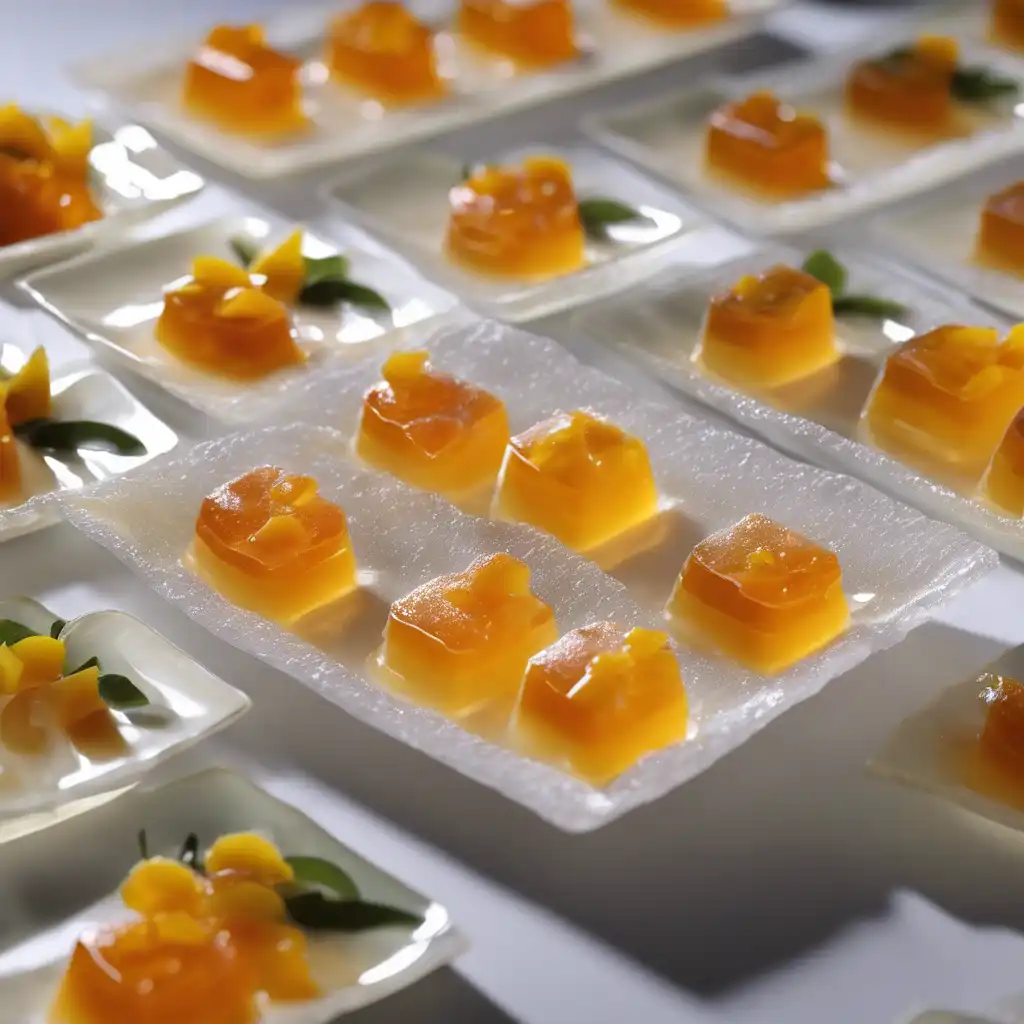 Dry Mango and Orange Gelatin