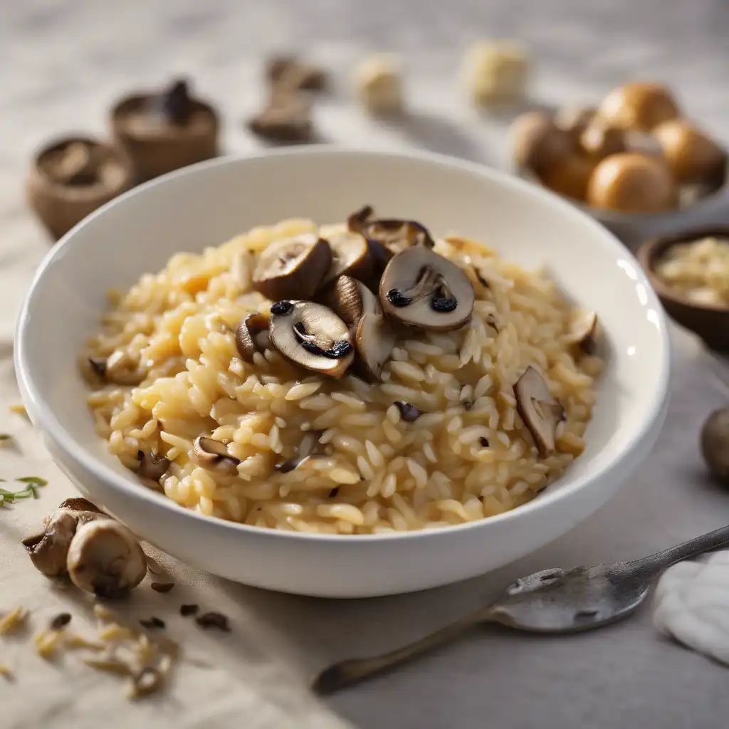 Orzo Risotto with Dried Mushroom