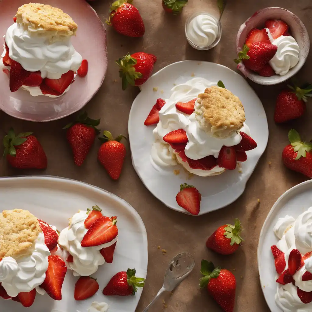 Strawberry Shortcake with Chantilly Cream