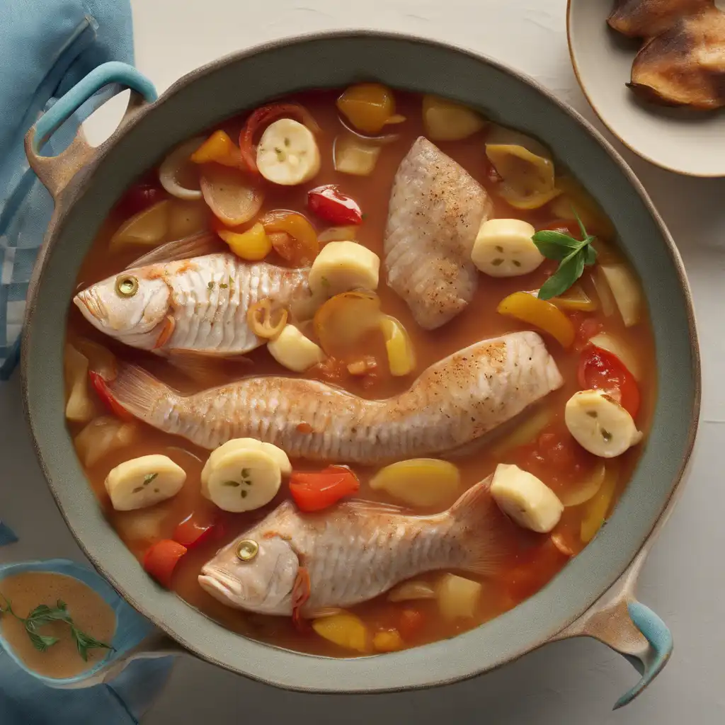 Redfish and Banana Stew