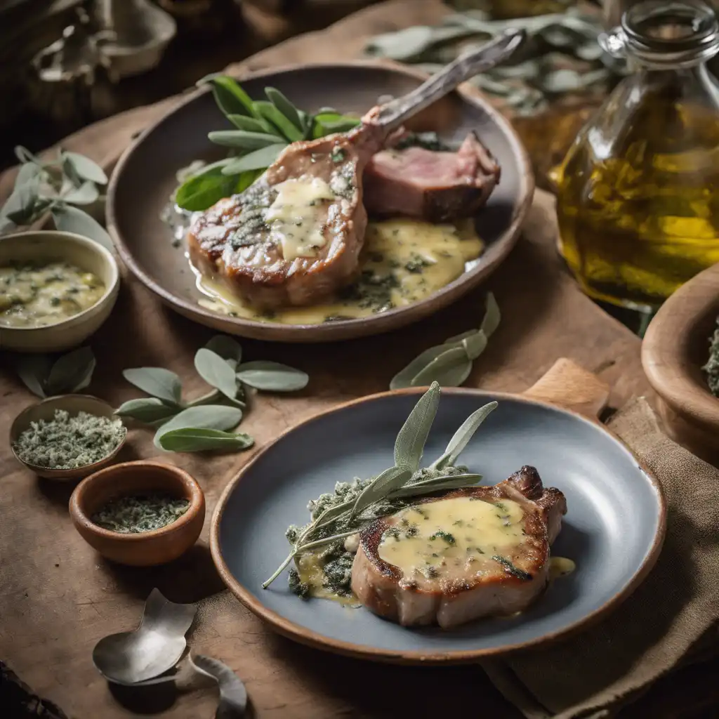 Pork Chops with Butter and Sage (Costolette al burro e salvia)