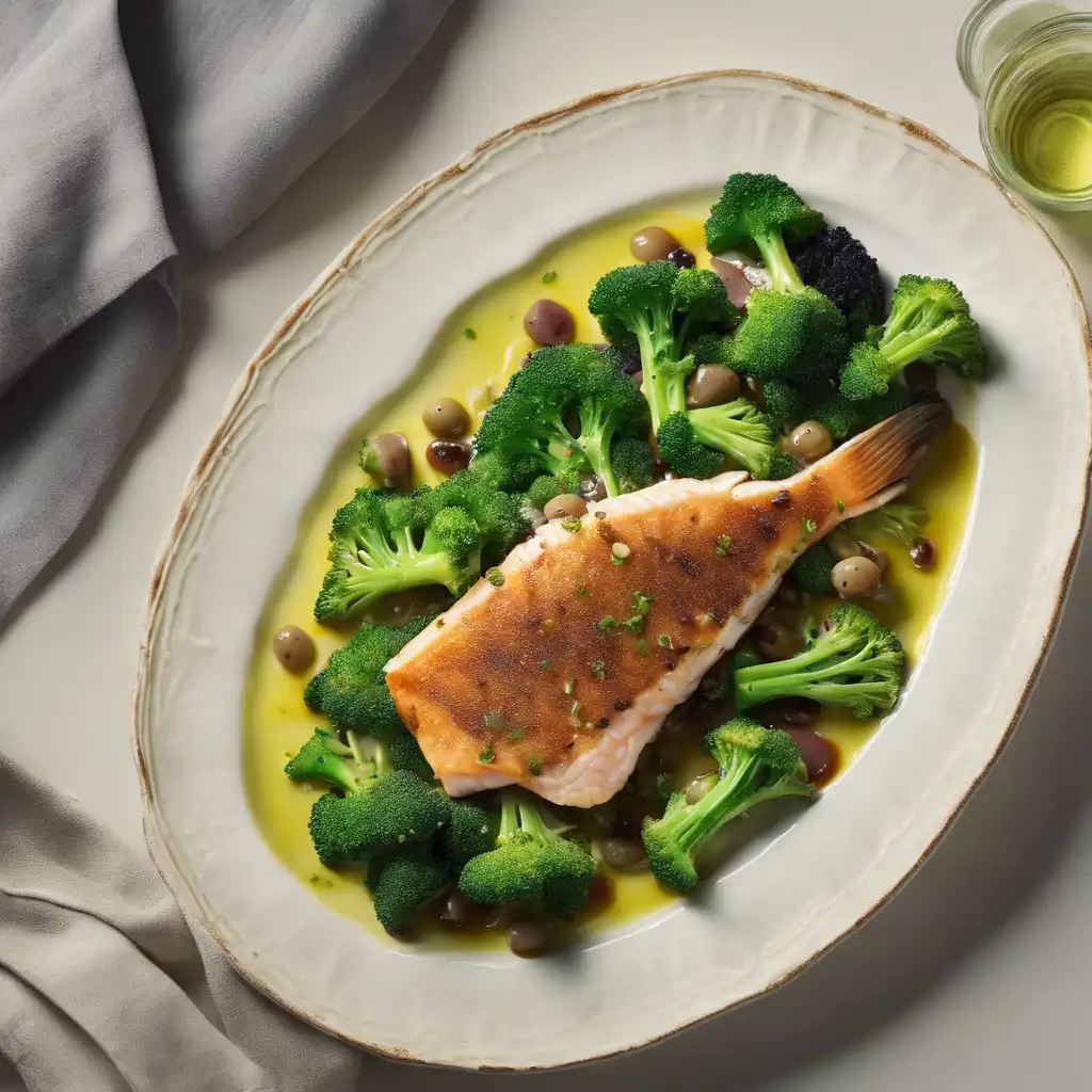 Rockfish with Broccoli (Bagre com brócolis)