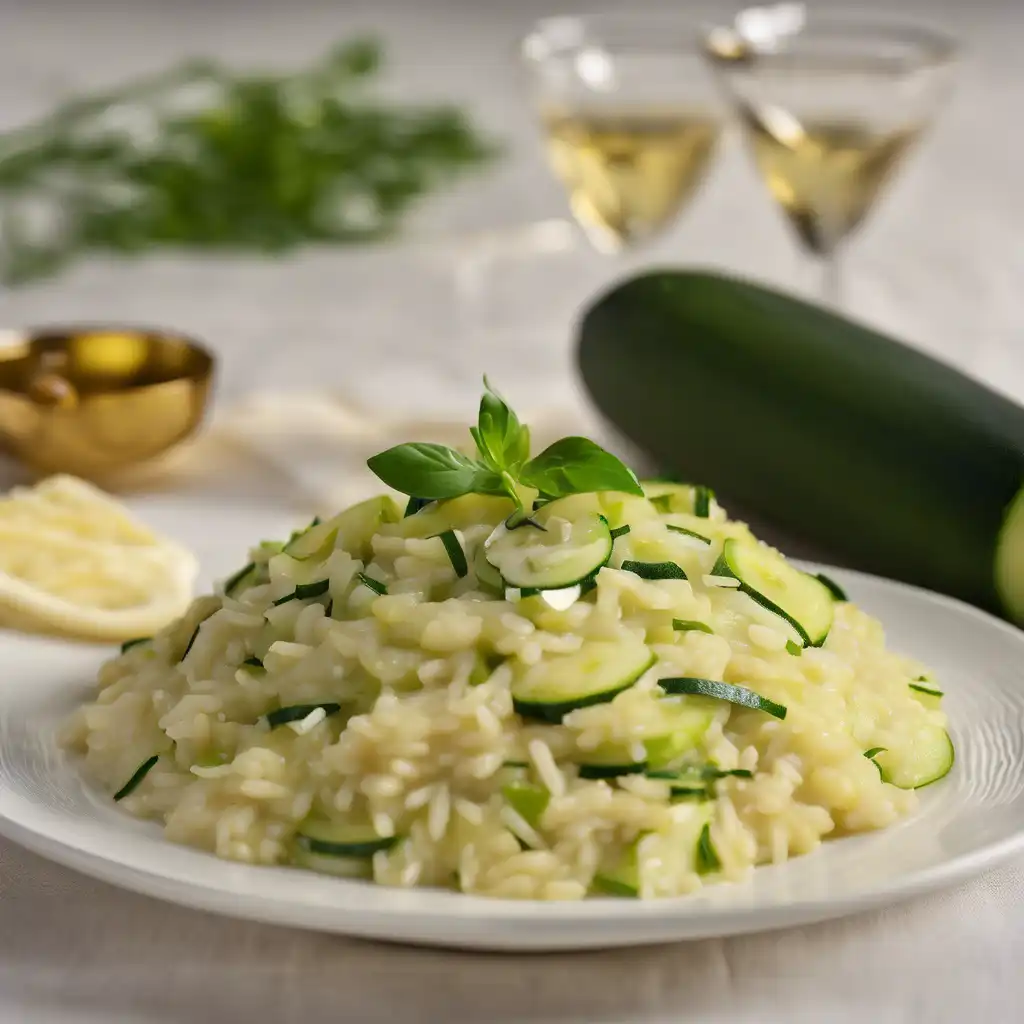 Zucchini Risotto (Zucchini Arborio Risotto)