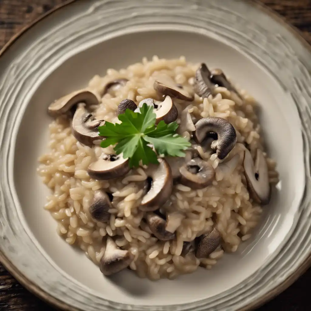 Dry Mushroom Risotto (Risoto de cogumelos secos)