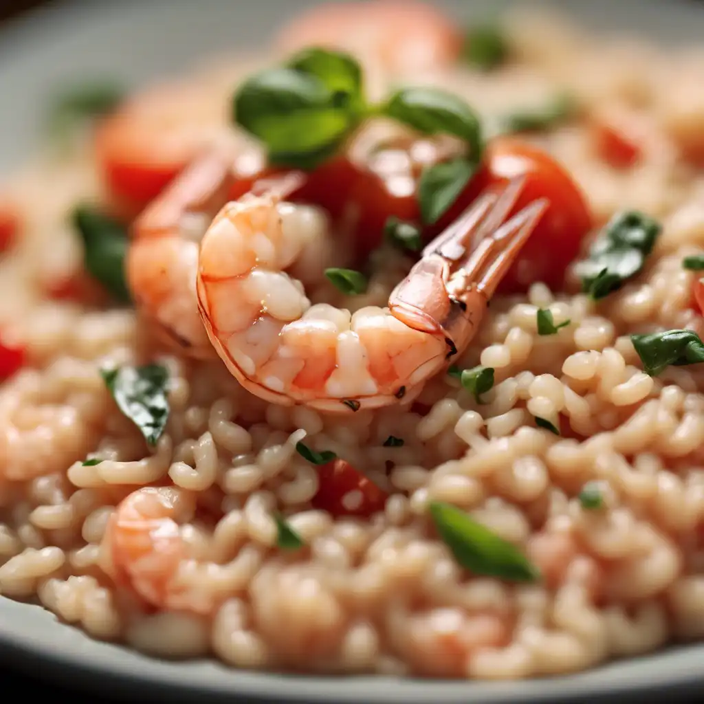 Shrimp and Tomato Risotto (Risotto with Shrimp and Tomatoes)